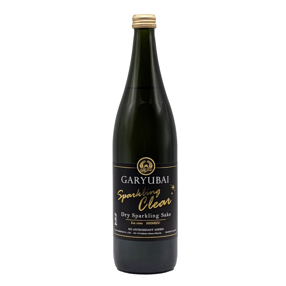 Garyubai "Sparkling Clear" Dry Sparkling Sake 720ml